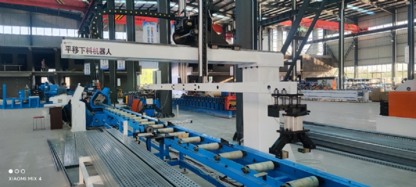 跟踪光伏支架生产线的生产流程