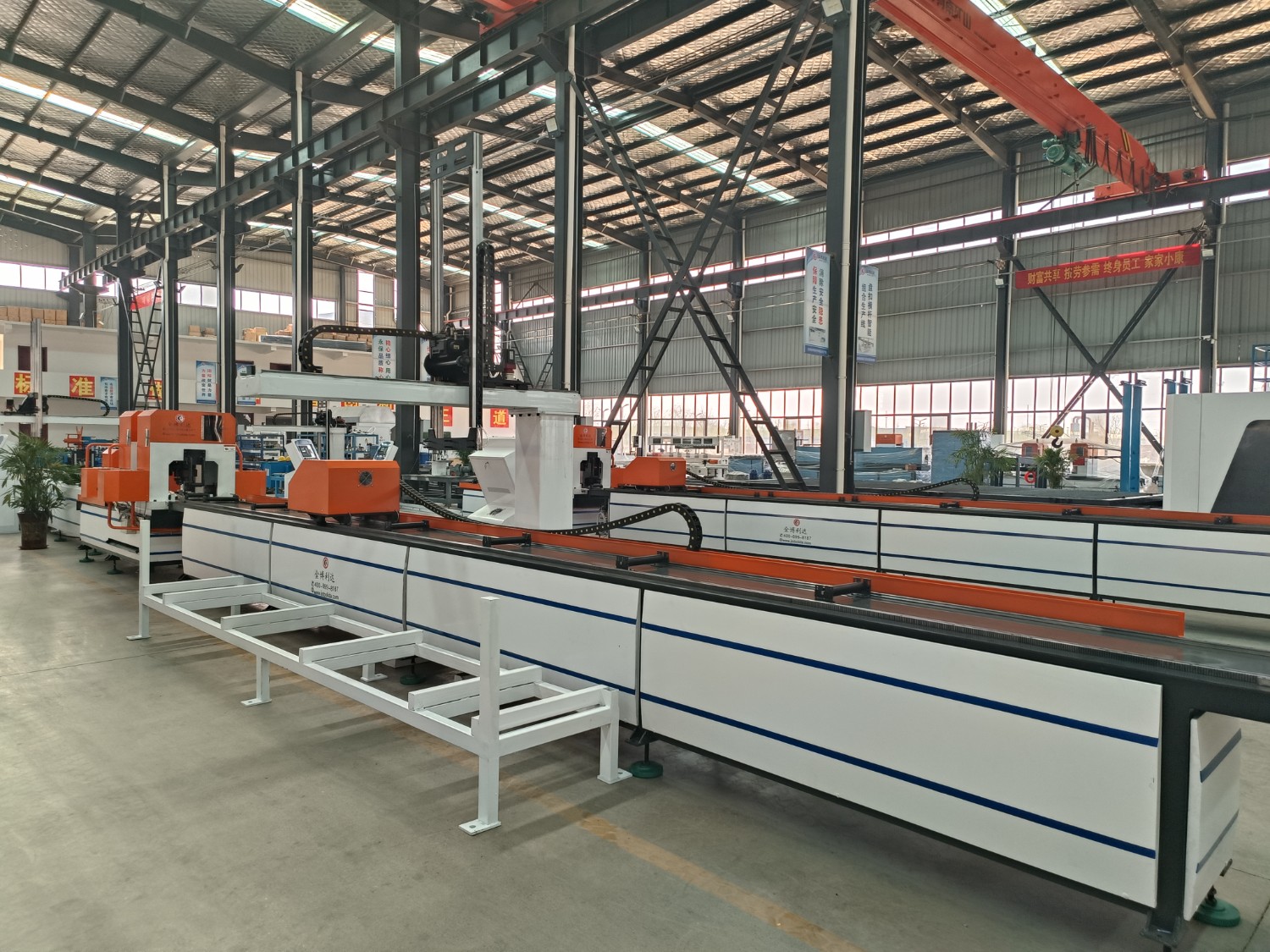 光伏支架一拖三生产线