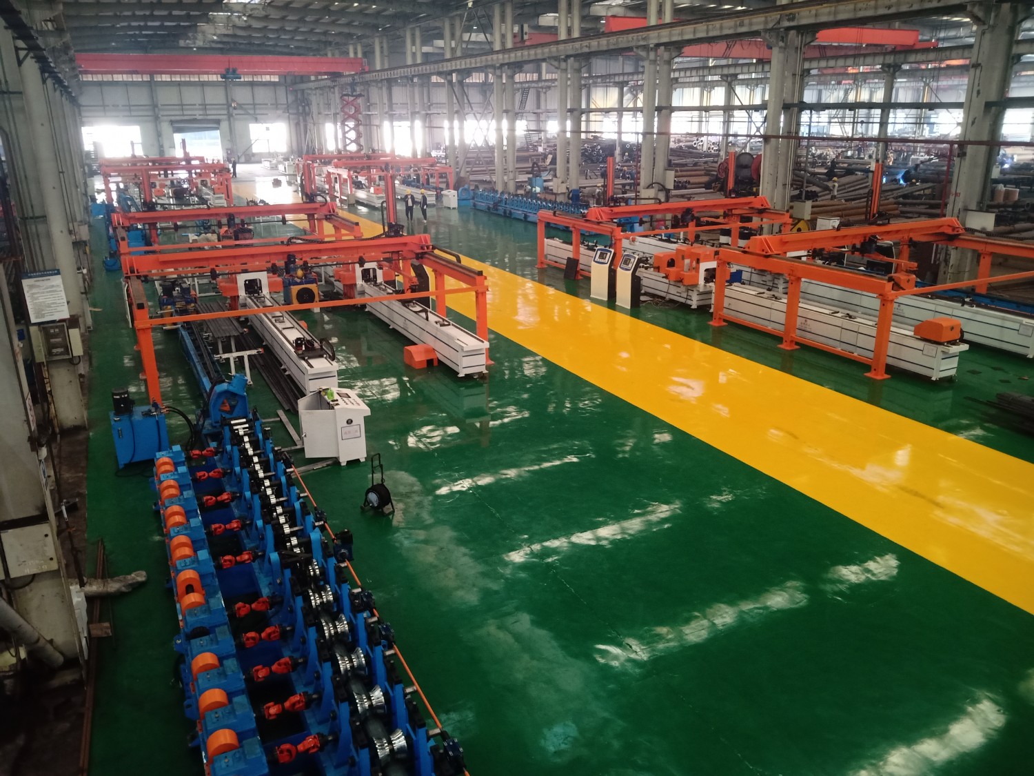 光伏支架智能生产线（一拖二）